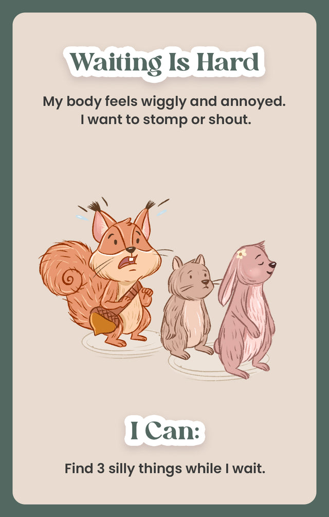 Sticky Situation Cards Calm Card preview