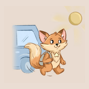 Camping and RV trips icon