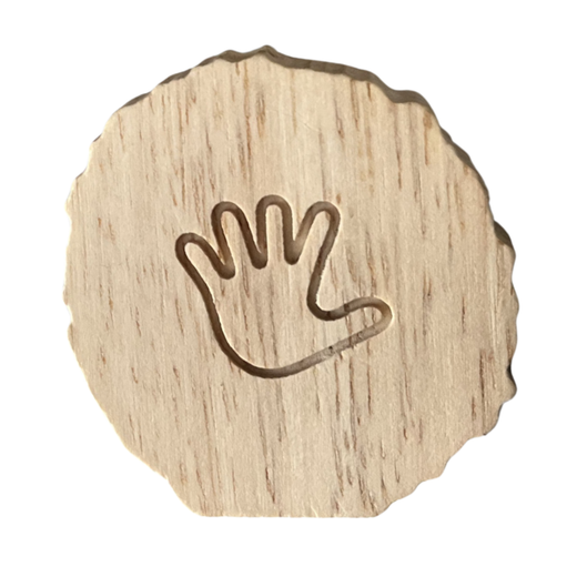 Hazel Hedgehog puzzle piece back