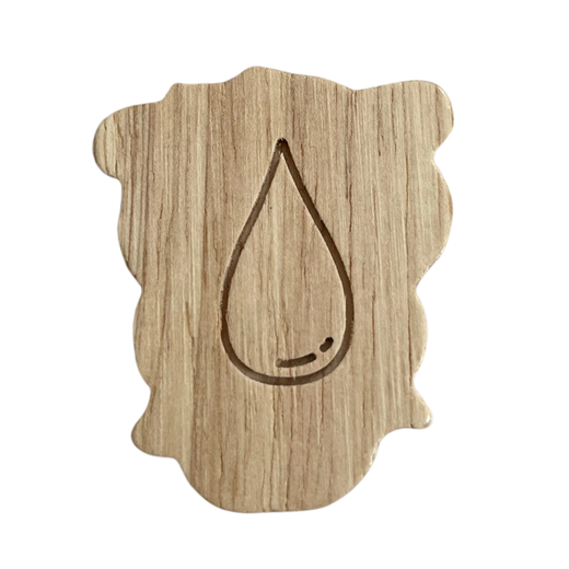 Millie Bear puzzle piece back