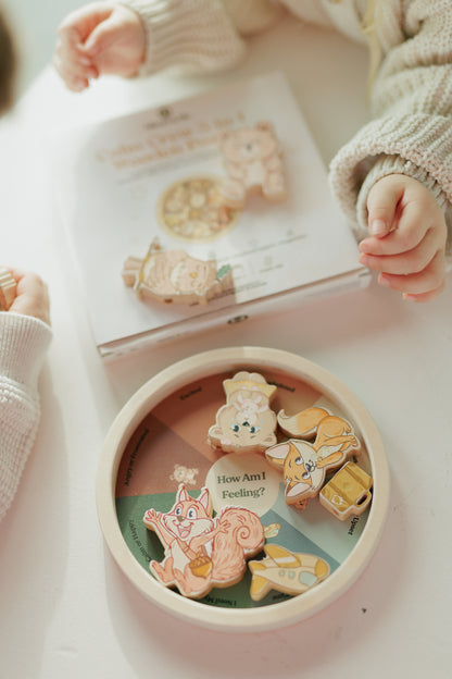 The Calm Crew 5-in-1 Wooden Puzzle