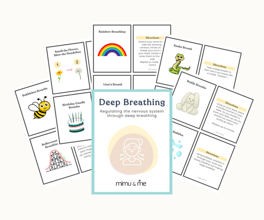 Deep Breathing Cards Printable