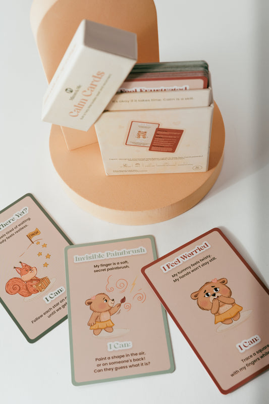 Calm Cards - Big Feelings Emotional Regulation Deck for Parents and Children