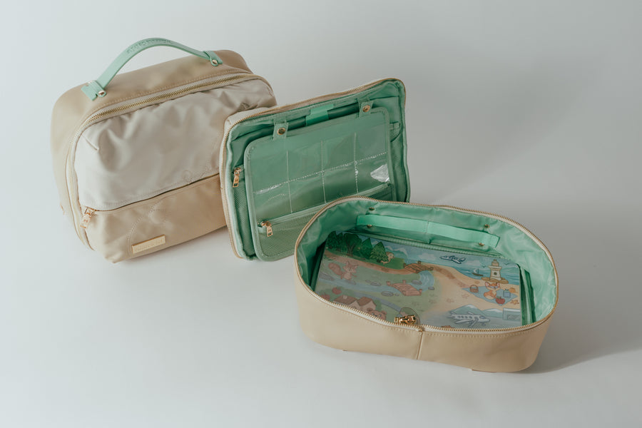 A travel bag with the plan built in