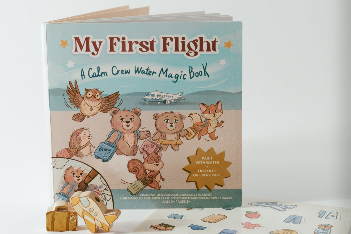 My First Flight water reveal activity book