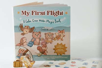 My First Flight water reveal activity book