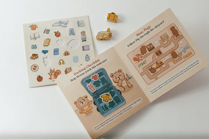 My First Flight - A Calm Crew Water Magic Activity Book with Reusable Stickers