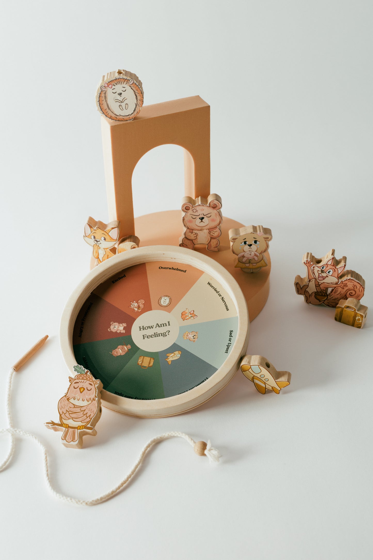 The Calm Crew 5-in-1 Wooden Puzzle